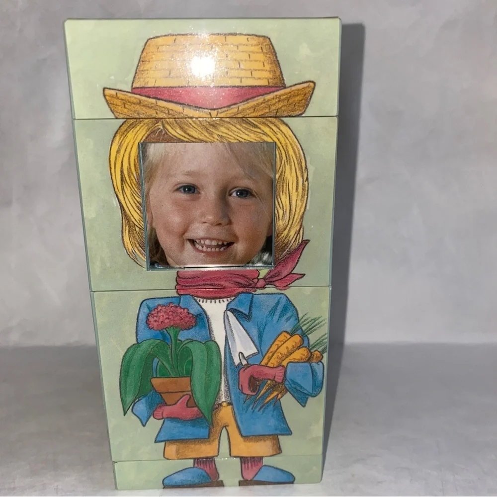 BURNES Mix ‘N Match Photo Puzzle Frame “My Way” Vintage 2000